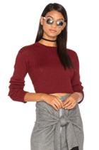 Rib Cropped Sweater