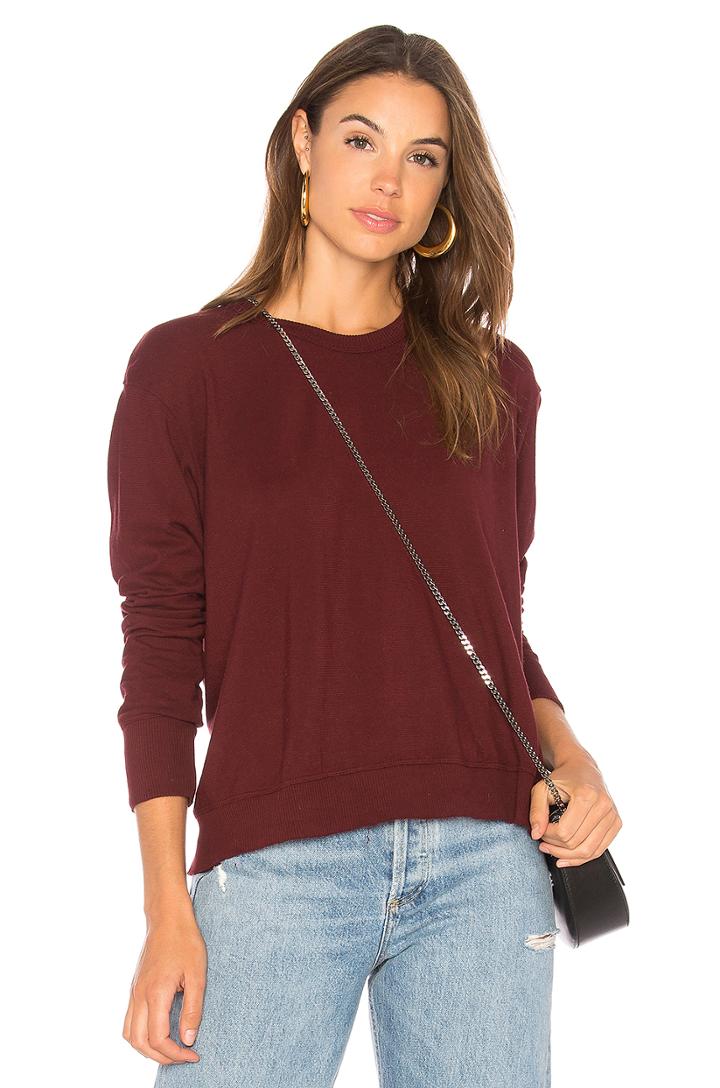 Gathered Back Sweatshirt
