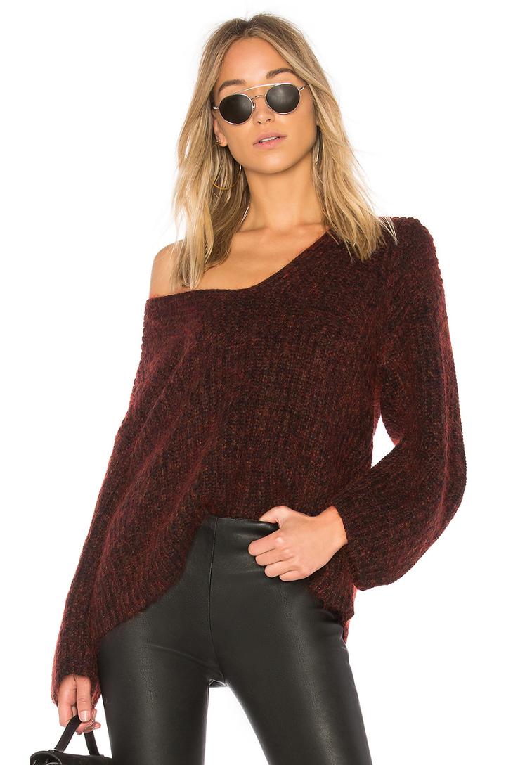 Marl V Neck Sweater