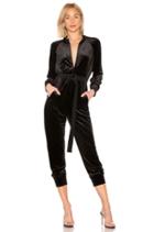 Turtle Raglan Velvet Jumpsuit