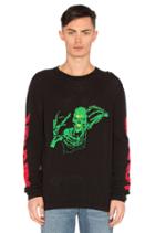 Skull Knit Rock Sweater