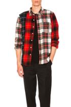 Mixed Tartan Button Down