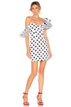 Ruffle Shoulder Mini Dress