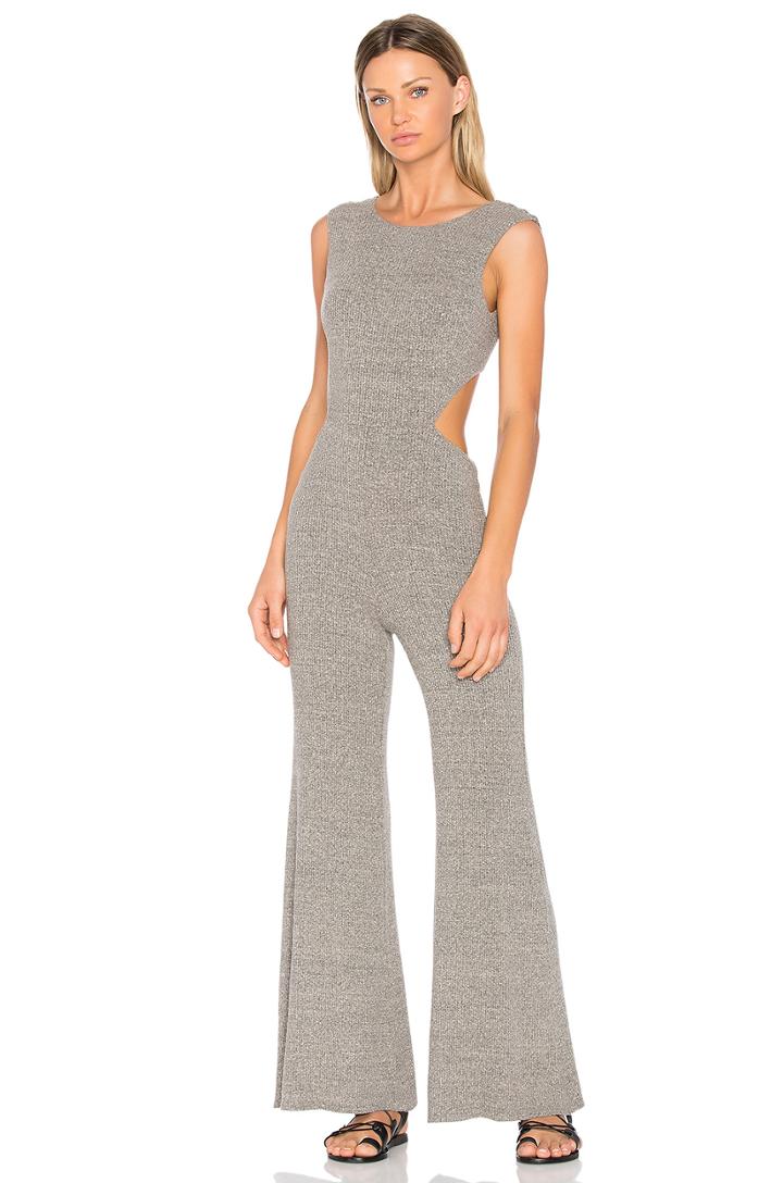 Rib Wrap Jumpsuit