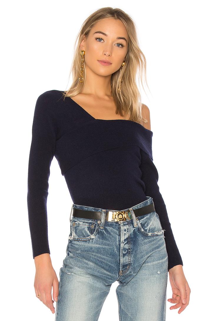 Asymmetrical Band Sweater