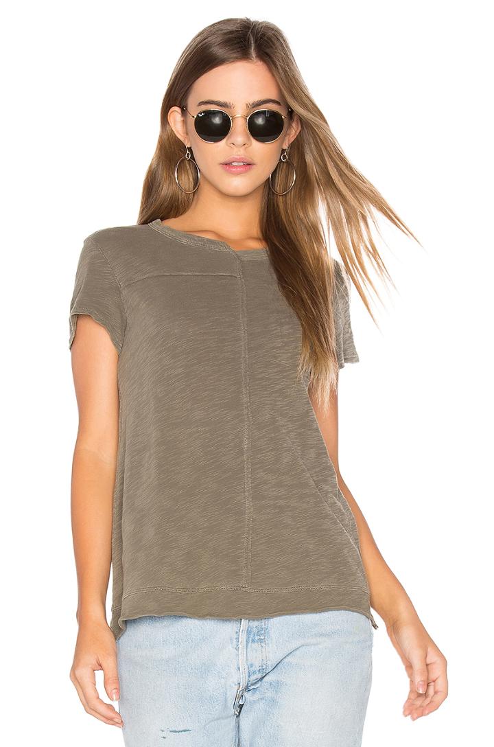 Slub Shifted Baby Tee