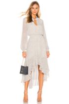 Mock Neck High Low Dress