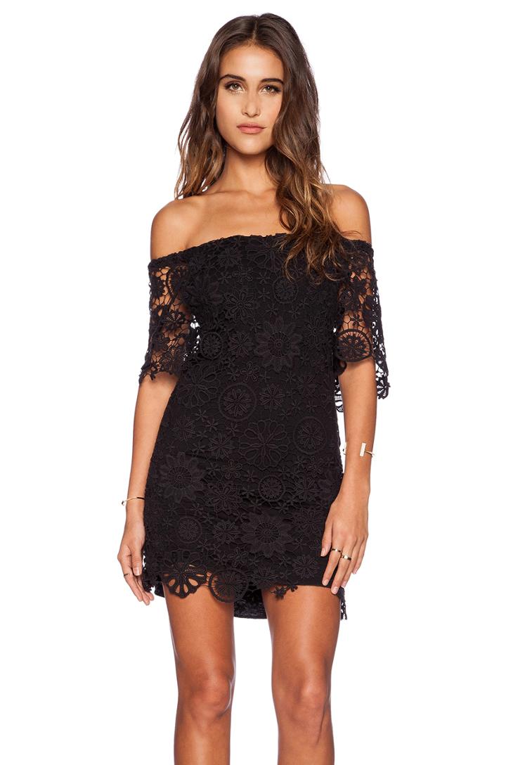 Caribbean Crochet Off Shoulder Dress