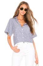 Cropped Button Down Top