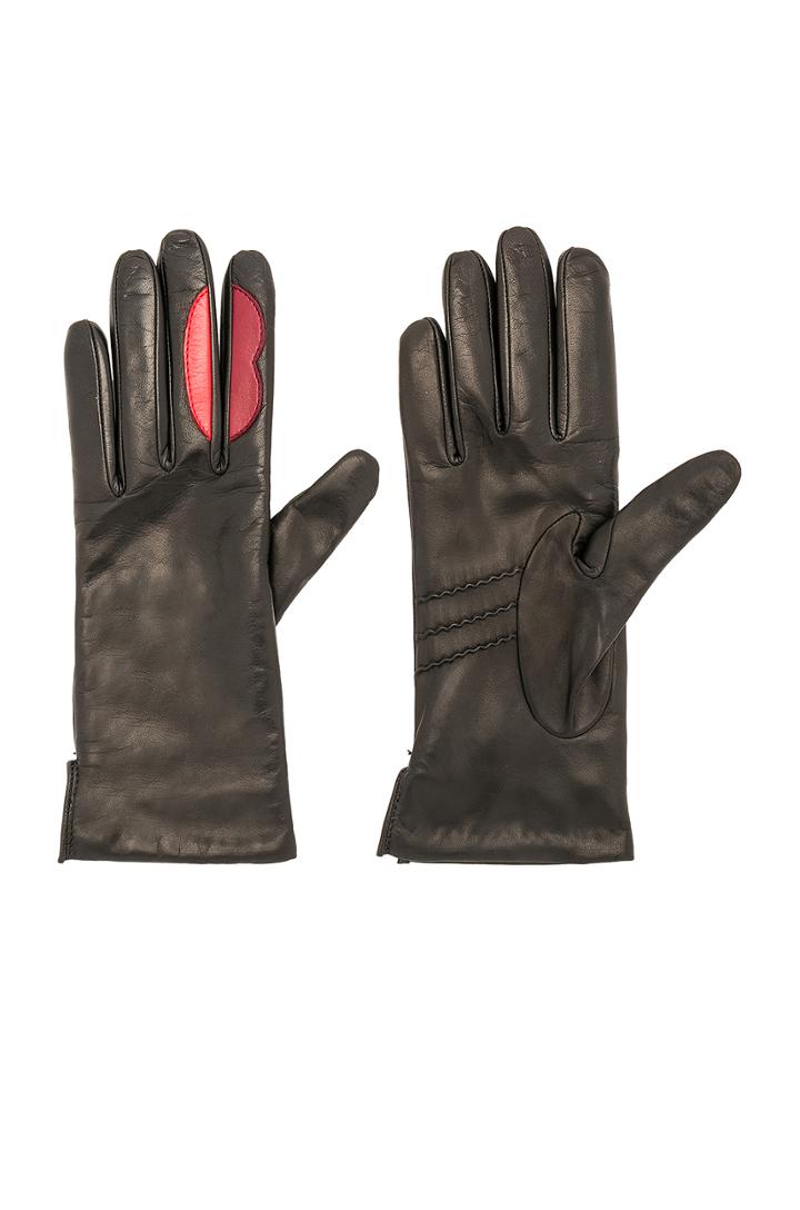 Lip-service Applique Gloves