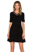 Bar Inset Fit & Flare Dress