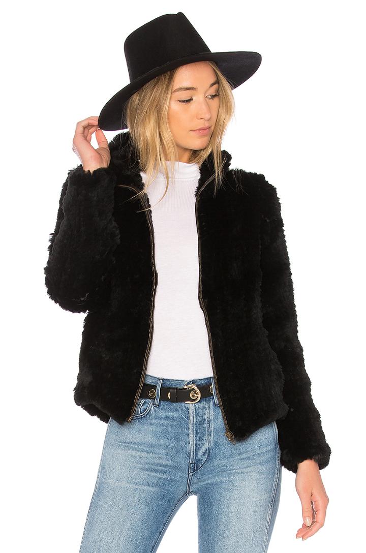 Knit Rabbit Zip Jacket