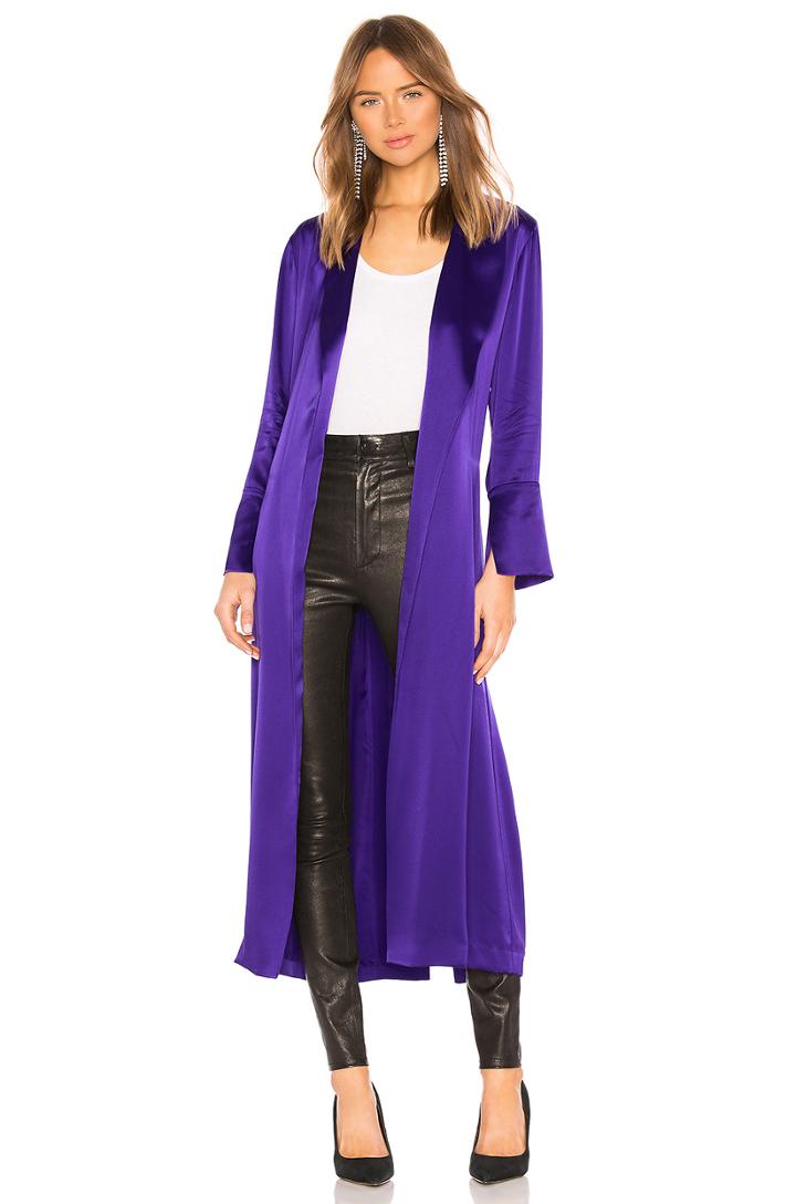 X Revolve Flare Cuff Trench Coat
