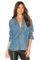 Star Embroidered Button Down