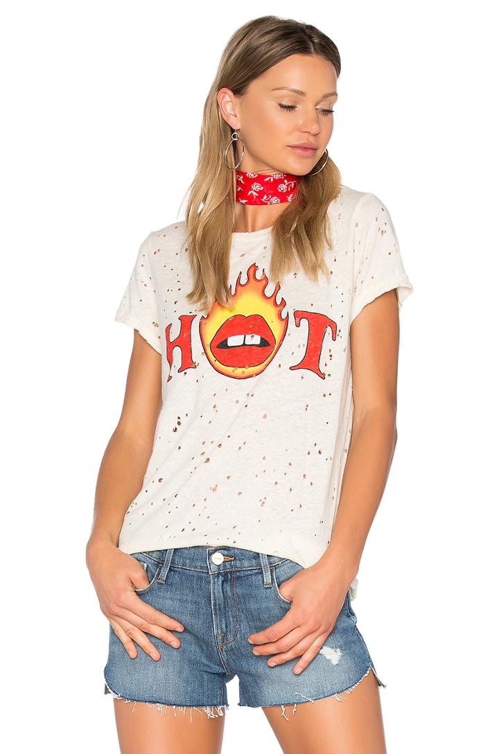 Bess Roll Up Vintage Tee