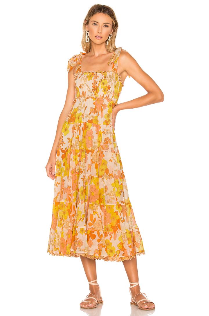 Primrose Crinkle Tie Dress