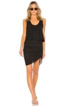 Layered Drawstring Mini Dress