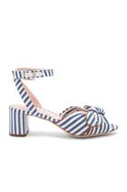 Jill Knotted Block Heel With Ankle Strap