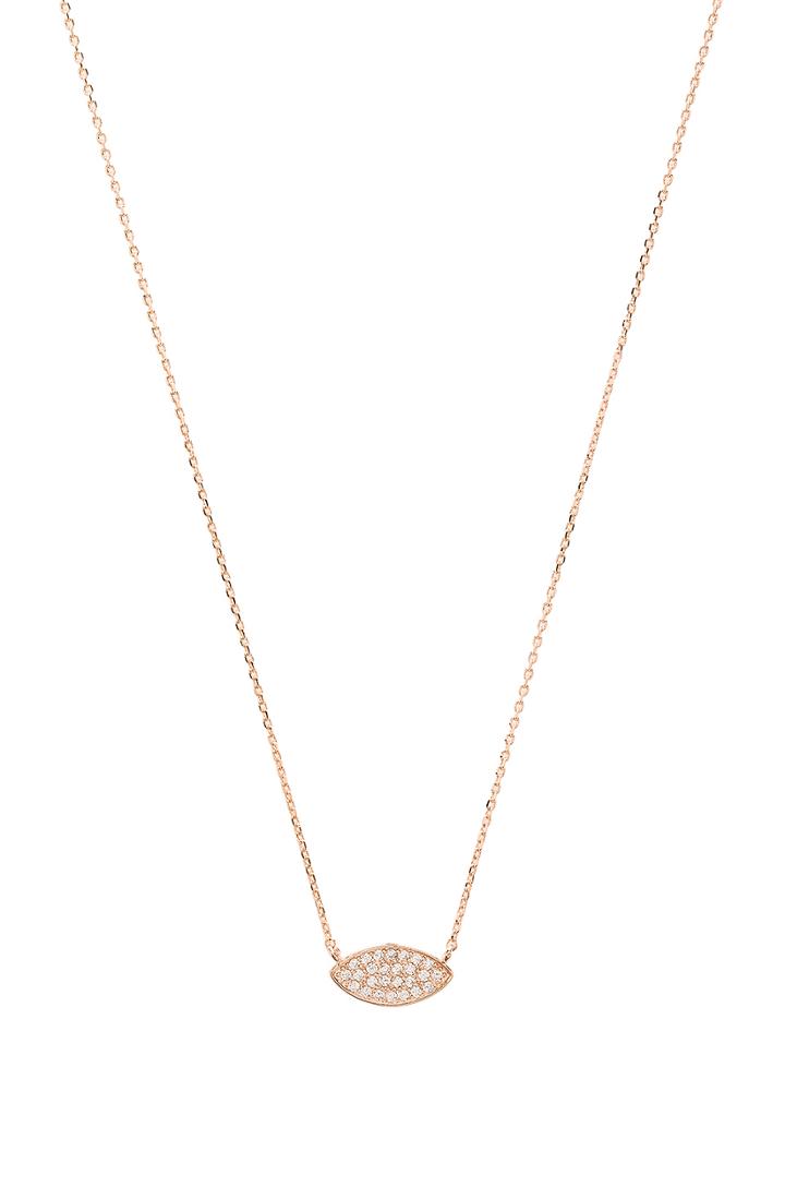 Evil Eye Pave Necklace