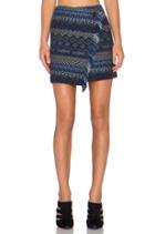 Fringe Wrap Skirt