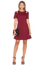 Cut Out Shoulder Fit & Flare Dress