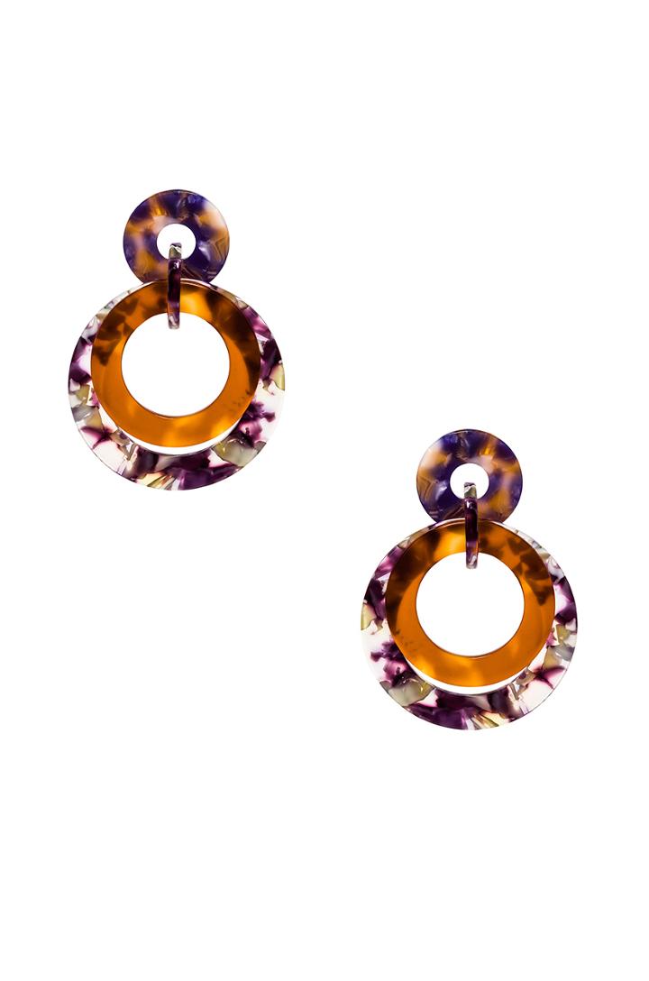 Banded Hoop Earrings