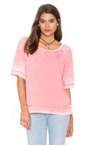 Burnout Active Short Sleeve Sweatshirt