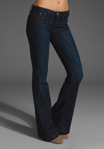 Frankie B. Jeans French Knot Wide Leg In Osaka