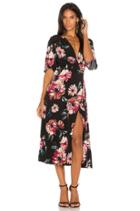 Wrap Front Maxi Dress