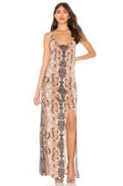 Sidewinder Cowl Maxi Dress