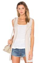 City Linen Duster Vest