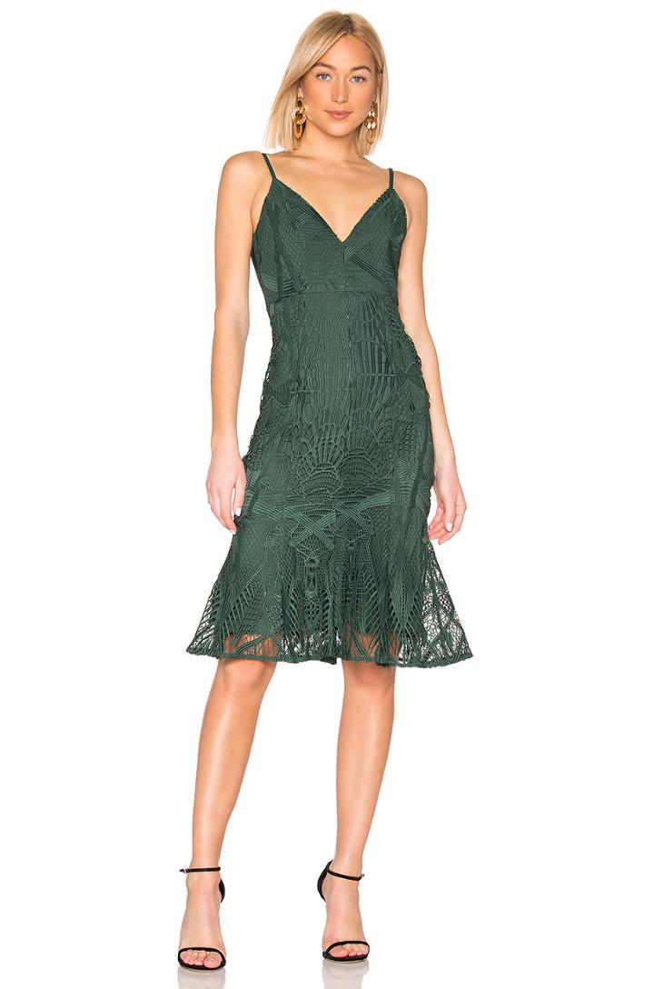 Love Is Embroidered Fit Flare Dress