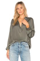 Shirred Drape Blouse