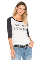Out Of Control Baseball Tee