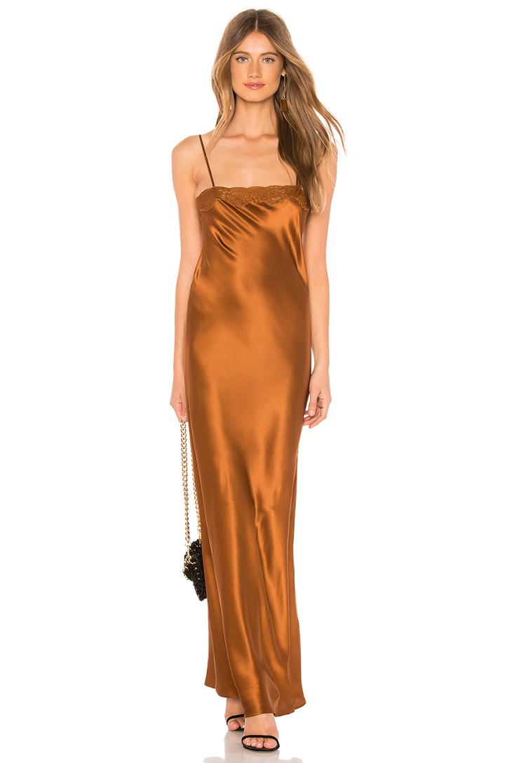 Alicante Deep Satin Dress