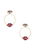 Lips & Eyes Hoop