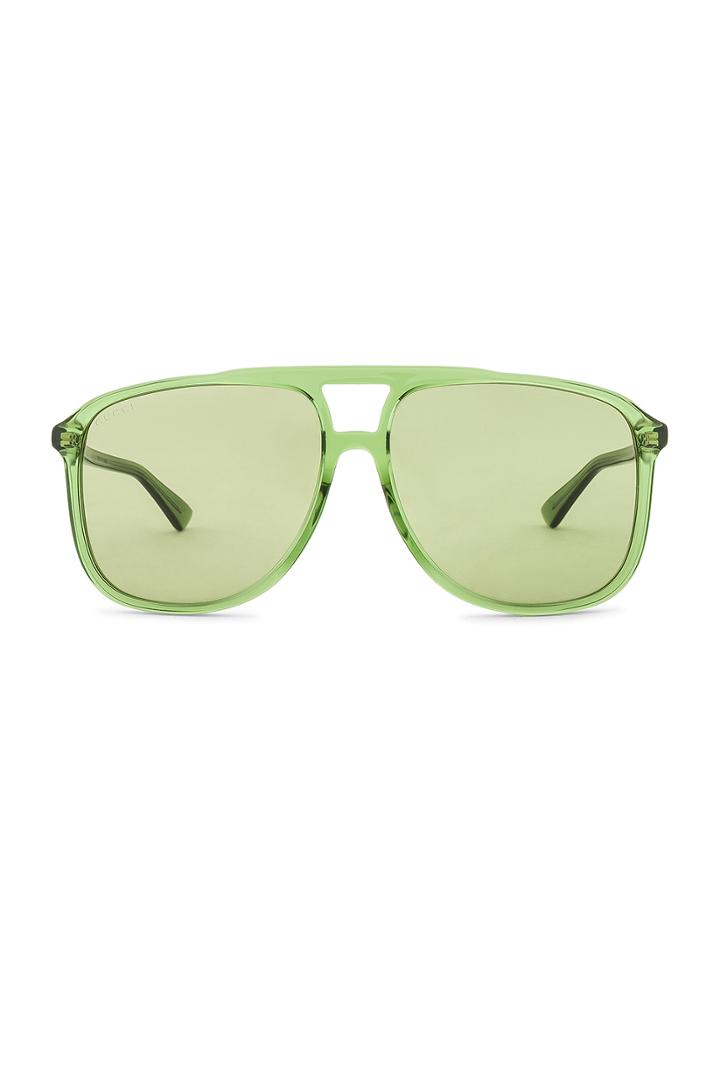 Rectangular Acetate Aviator