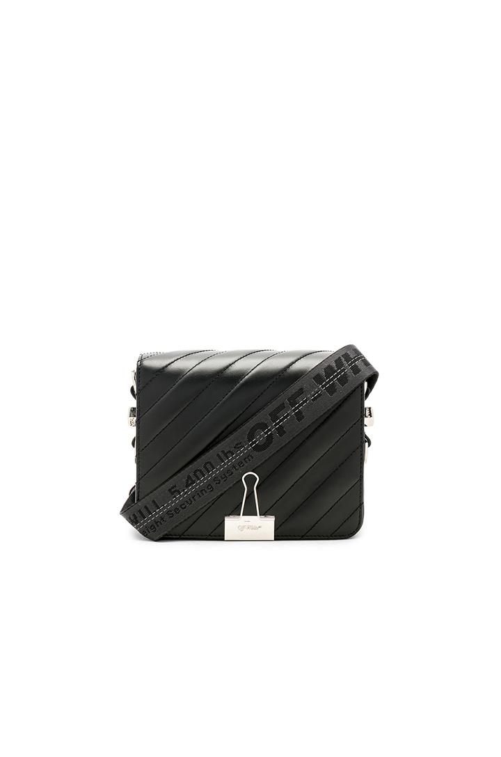 Diagonal Padded Flap Bag