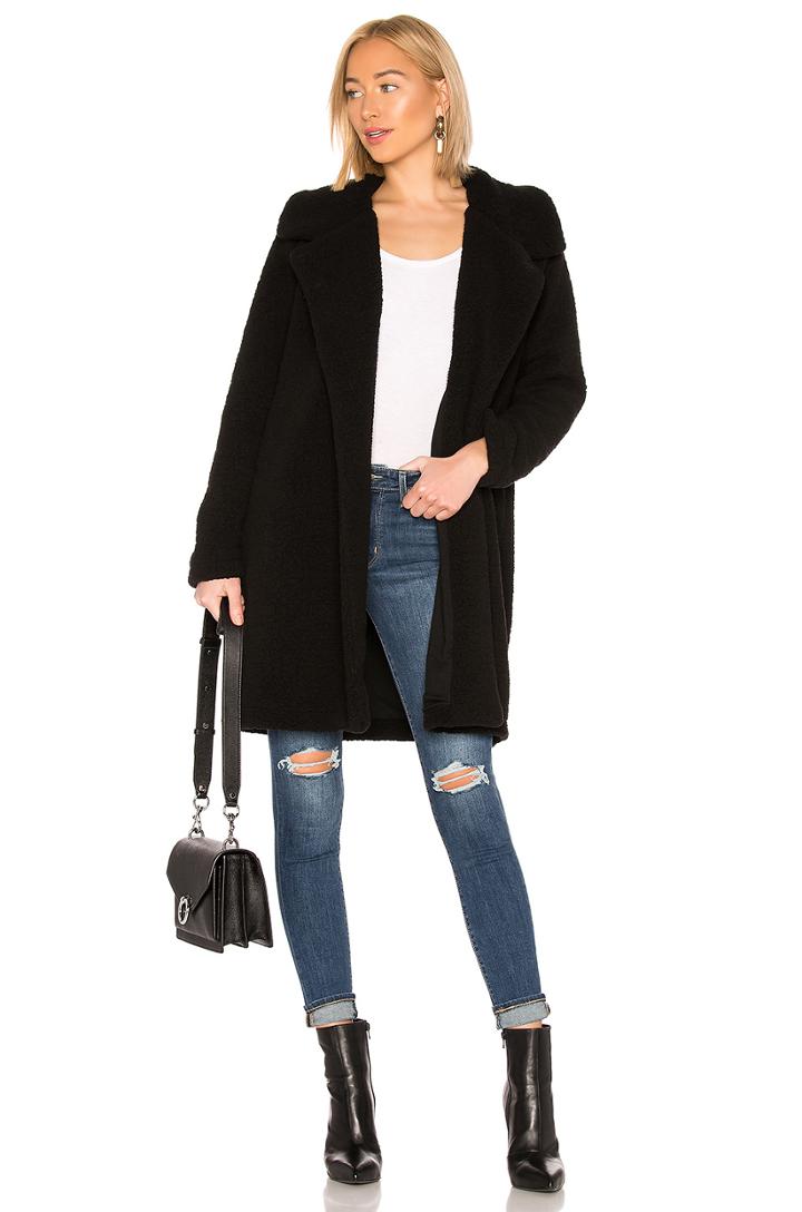 Faux Sherpa Long Cardigan