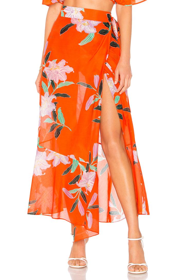 Draped Wrap Beach Skirt