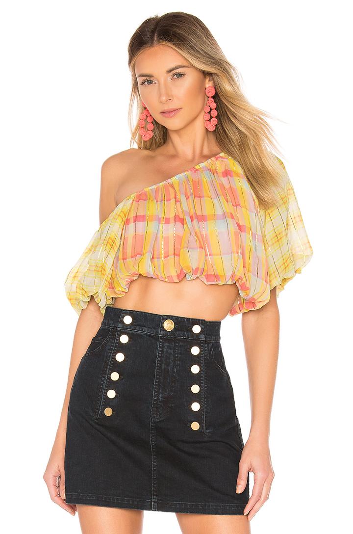 Madrasi Crop Top