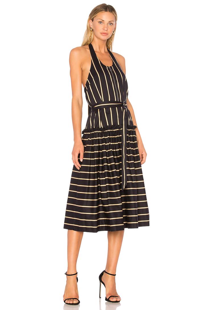 Frame Halter Midi Dress