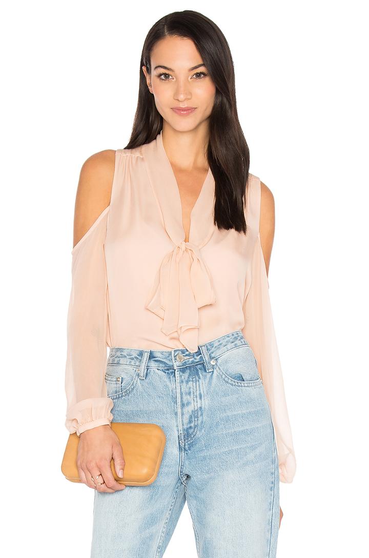 The Vida Cold Shoulder Blouse