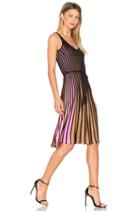 Bicolor Blend Midi Dress