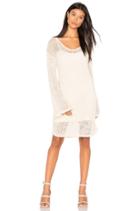 Open Weave Bell Sleeve Dress