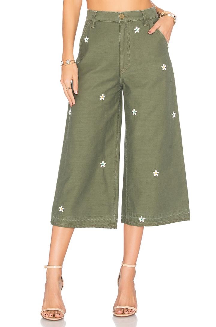 Loretta Military Wide Leg