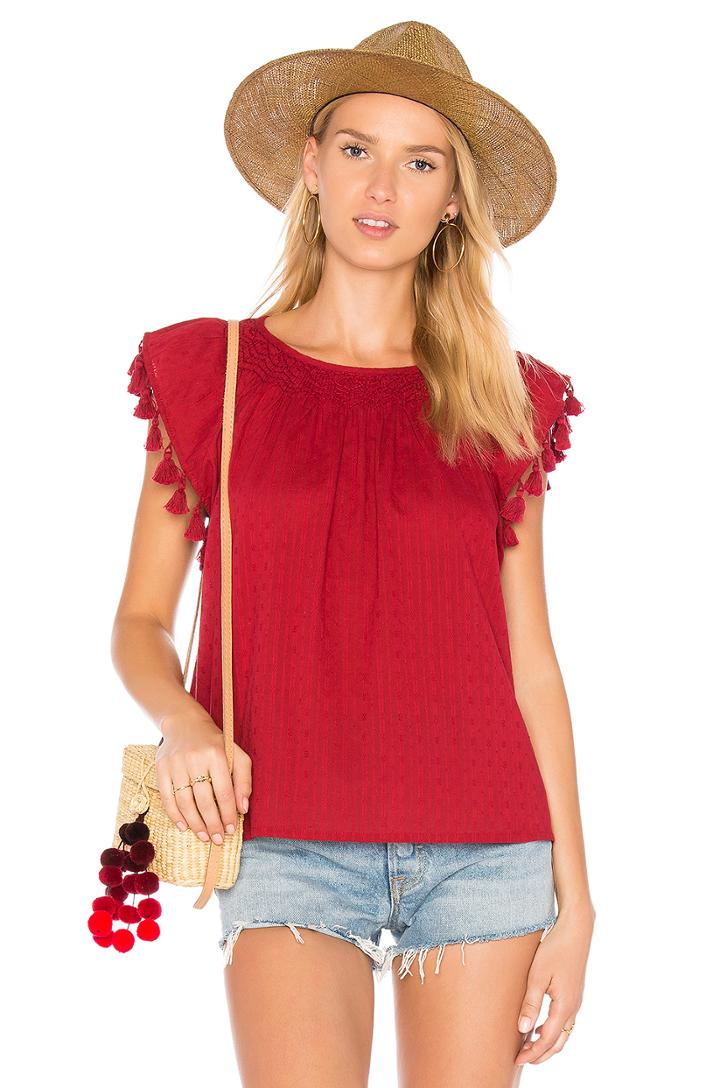 The Tassel Flutter Top