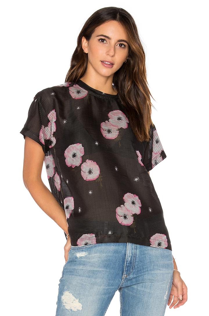 Stripe Floral Top