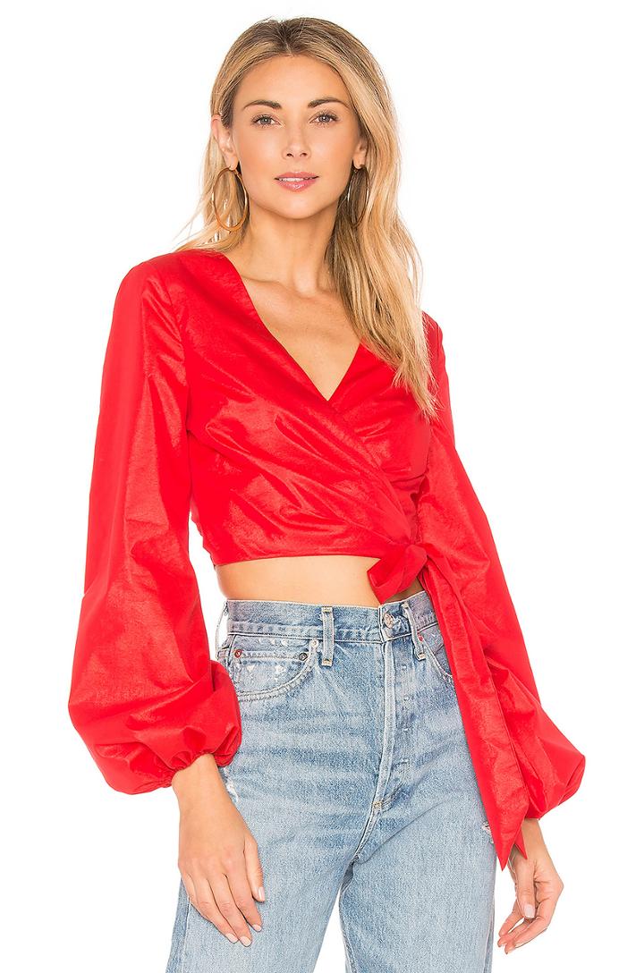 The Elsa Wrap Top