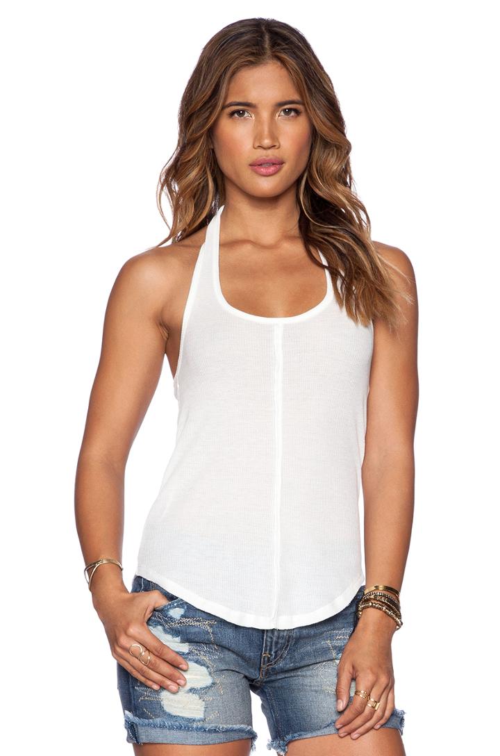 Waffle Halter Tank